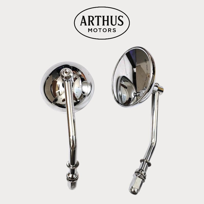 Rétroviseurs ronds moto, pour prépa Café Racer ou Scrambler. – moto Universel personnalisée Arthus Motors