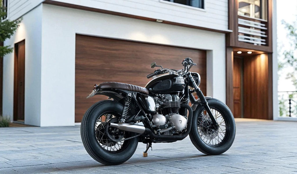 Bonneville Triumph T100 cafe racer