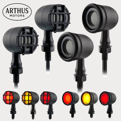 Gros clignotants moto - ø3,5cm - Scrambler et bobber – moto Universel personnalisée Arthus Motors