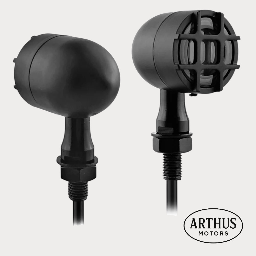 Gros clignotants moto - ø3,5cm - Scrambler et bobber – moto Universel personnalisée Arthus Motors