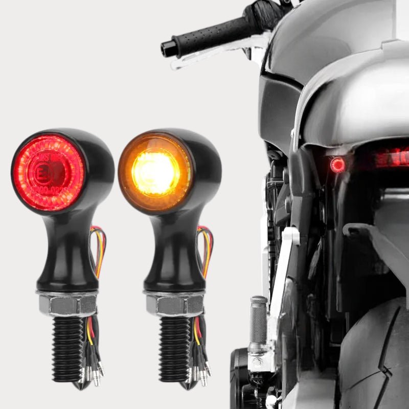 Mini Clignotants moto LED | UltraCompact – moto Universel personnalisée Arthus Motors