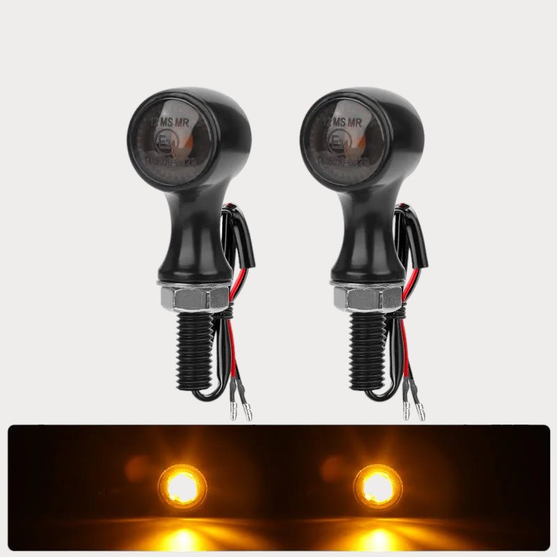 Mini Clignotants moto LED | UltraCompact – moto Universel personnalisée Arthus Motors