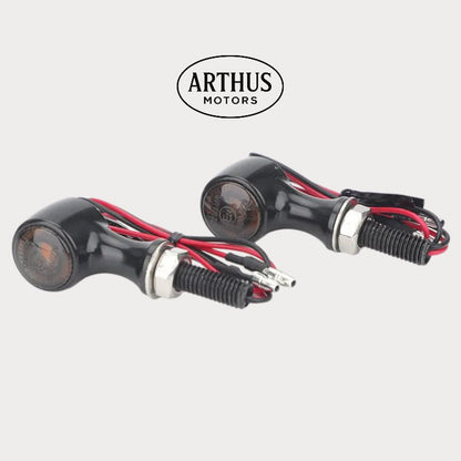 Mini Clignotants moto LED | UltraCompact – moto Universel personnalisée Arthus Motors
