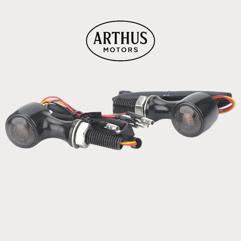 Mini Clignotants moto LED | UltraCompact – moto Universel personnalisée Arthus Motors