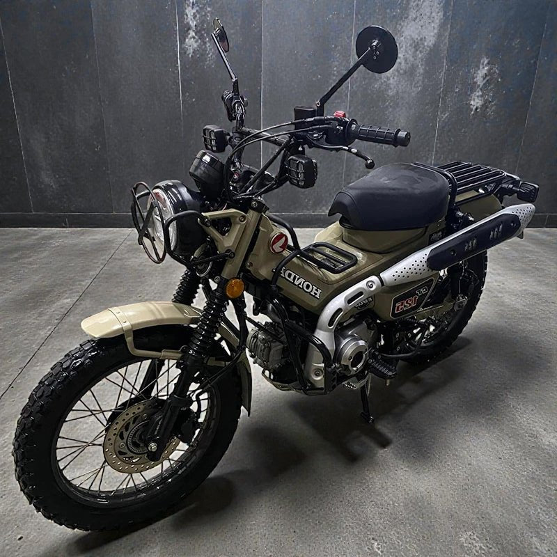 Rétroviseur Moto en Aluminium Rond ø8,7 cm – moto personnalisée Arthus Motors