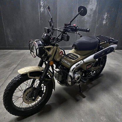 Rétroviseur Moto en Aluminium Rond ø8,7 cm – moto personnalisée Arthus Motors