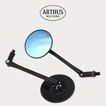 Rétroviseur Moto en Aluminium Rond ø8,7 cm – moto personnalisée Arthus Motors