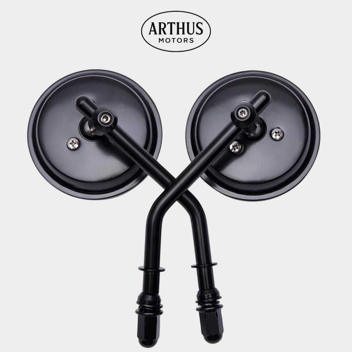 Rétroviseur rond pour moto Cafe Racer ø8mm – moto Universel personnalisée Arthus Motors