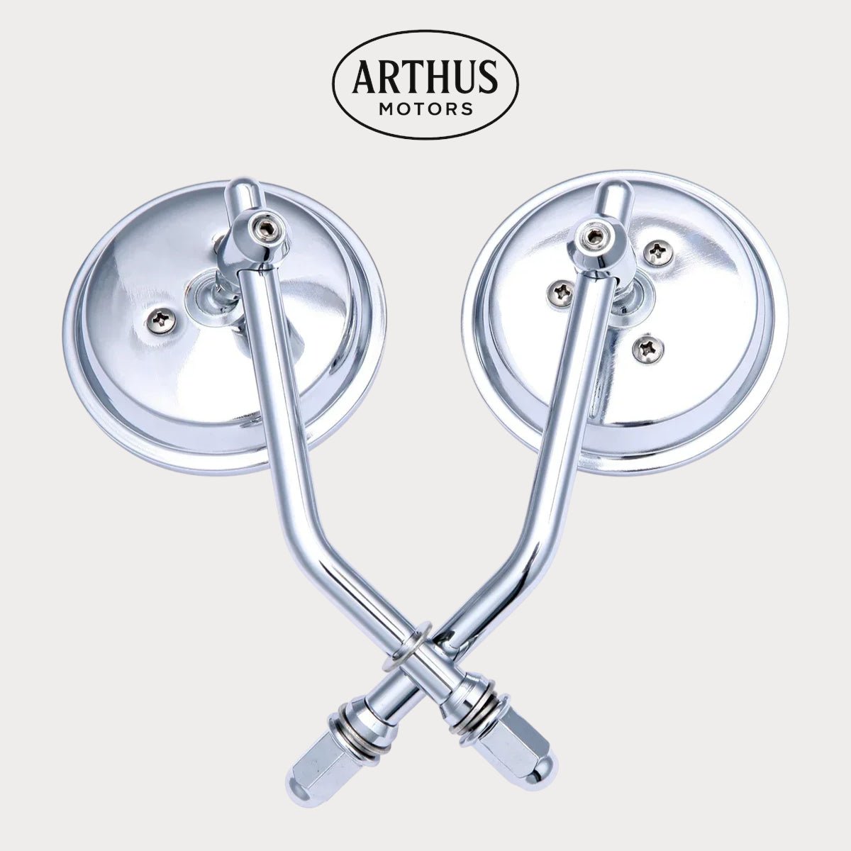 Rétroviseur rond pour moto Cafe Racer ø8mm – moto Universel personnalisée Arthus Motors