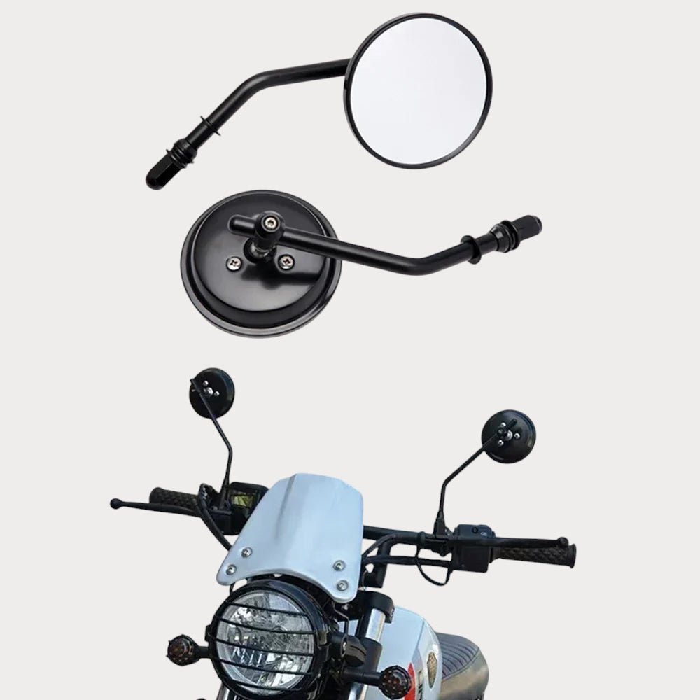Rétroviseur rond pour moto Cafe Racer ø8mm – moto Universel personnalisée Arthus Motors
