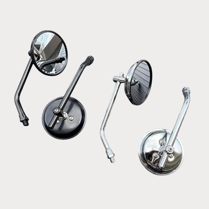 Rétroviseur rond pour moto Ø8 mm – fixation M8 universelle – moto Universel personnalisée Arthus Motors