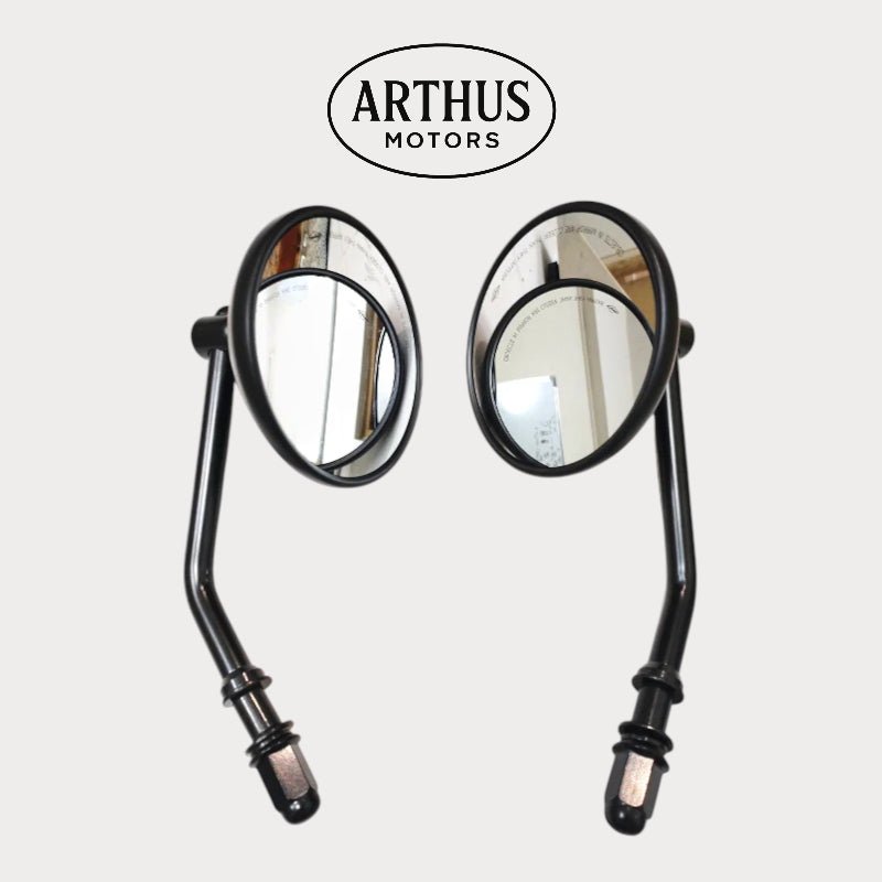 Rétroviseurs ronds moto, pour prépa Café Racer ou Scrambler. – moto Universel personnalisée Arthus Motors