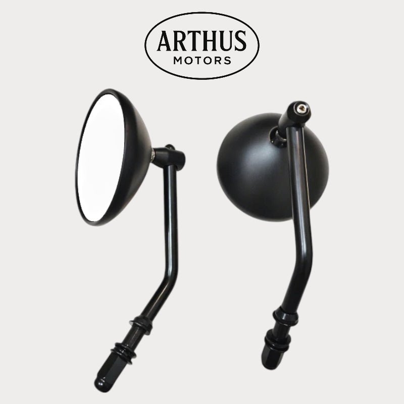 Rétroviseurs ronds moto, pour prépa Café Racer ou Scrambler. – moto Universel personnalisée Arthus Motors