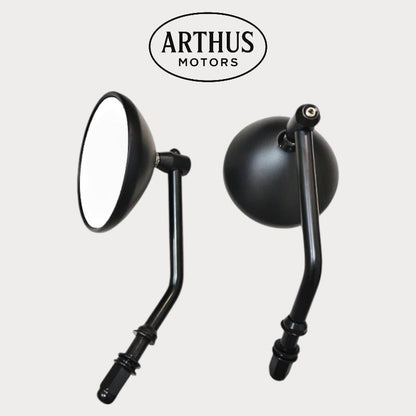 Rétroviseurs ronds moto, pour prépa Café Racer ou Scrambler. – moto Universel personnalisée Arthus Motors