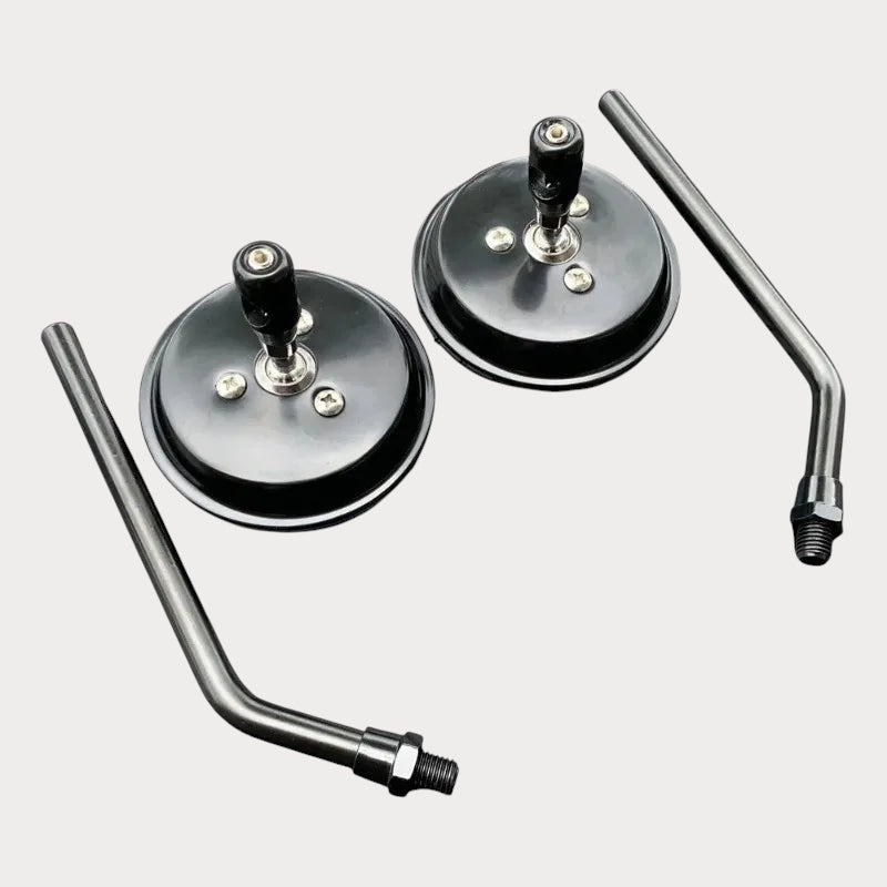 Rétroviseur rond pour moto Ø8 mm – fixation M8 universelle – moto Universel personnalisée Arthus Motors