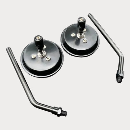 Rétroviseur rond pour moto Ø8 mm – fixation M8 universelle – moto Universel personnalisée Arthus Motors