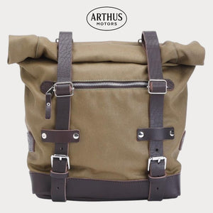 Sacoche latérale moto en toile 12 L - Click - Fix verrouillable à clé. – moto Universel personnalisée Arthus Motors