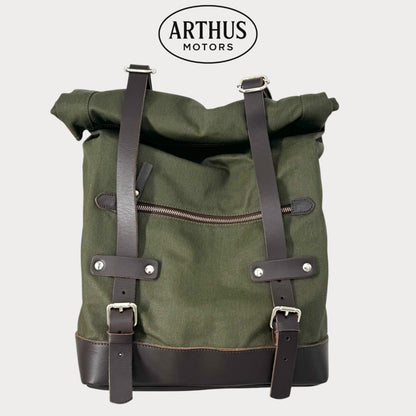 Sacoche latérale moto en toile 20 L - Click - Fix verrouillable à clé. – moto Universel personnalisée Arthus Motors