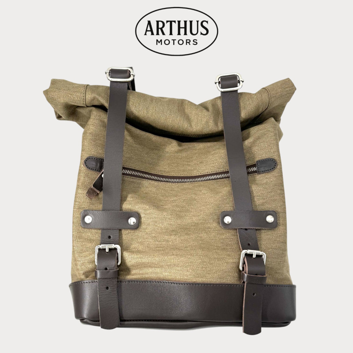 Sacoche latérale moto en toile 20 L - Click - Fix verrouillable à clé. – moto Universel personnalisée Arthus Motors