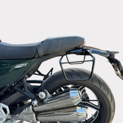 Support sacoche latérale moto - Kick Fix – moto Universel personnalisée Arthus Motors